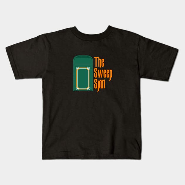 The Sweep Spot Haunted Mansion Trash Can Kids T-Shirt by thesweepspot